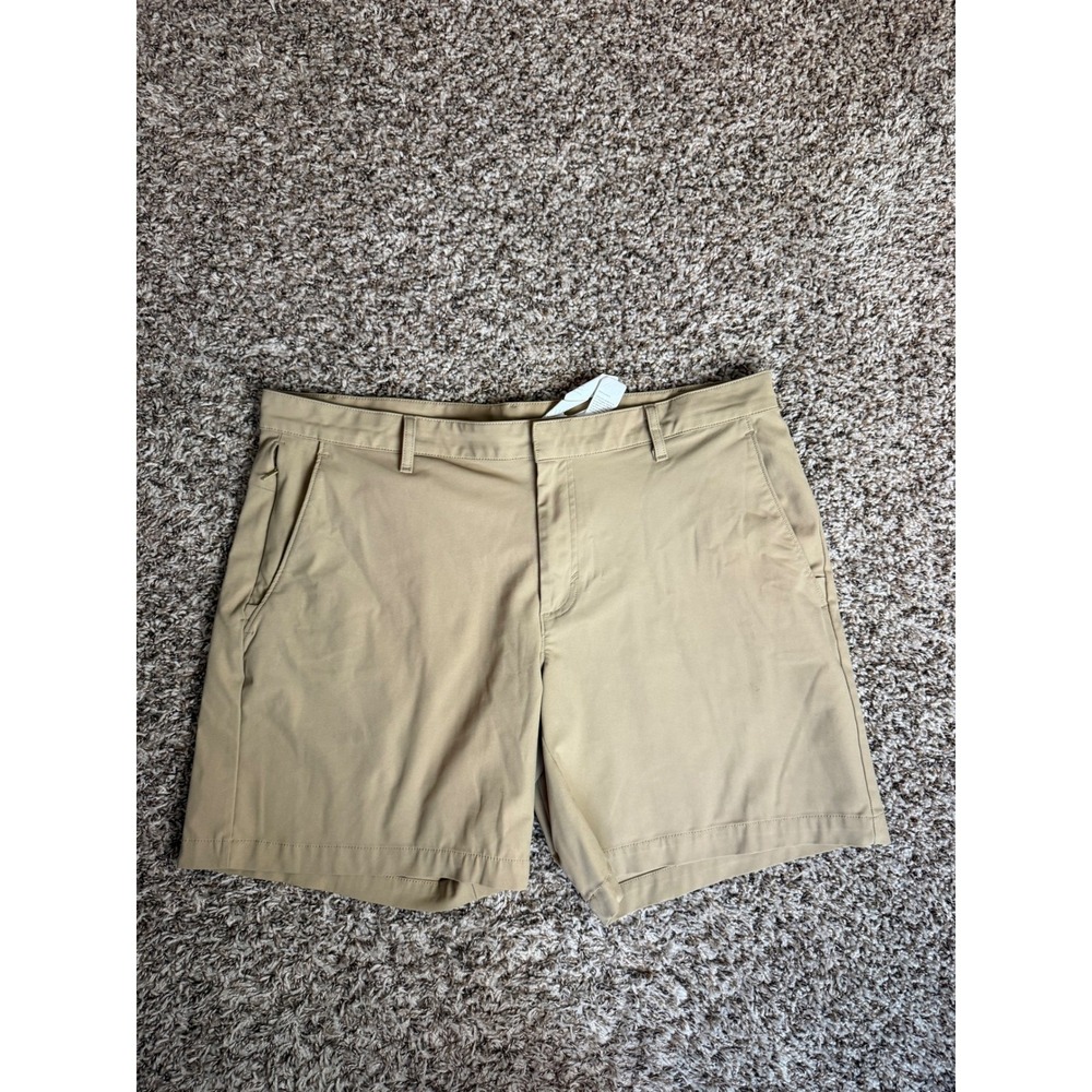 Fabletics Mens The One Short Dark Twill Tan Athletic Performance‎ 38 SO2005585
